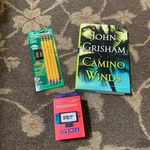 Book, Pencils, Switch Dock